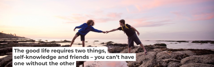 Friends can see and know you in ways that you yourself never can. Stephen Simpson/Stone via Getty Images